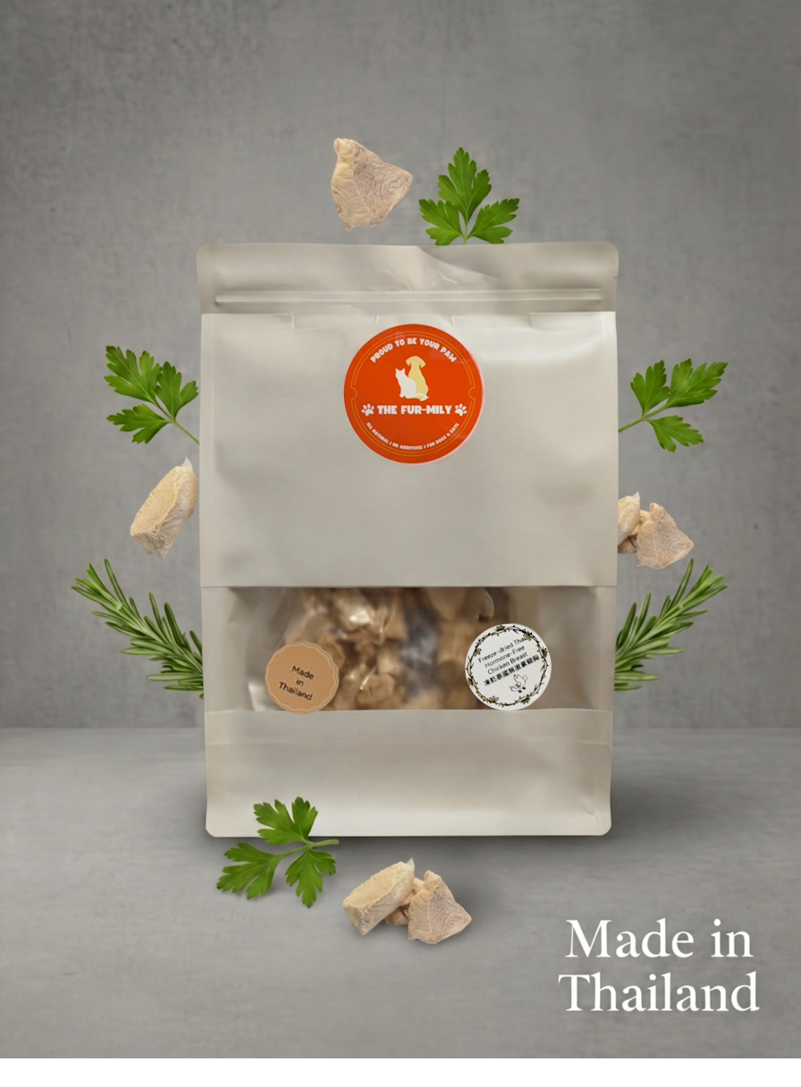 The Fur-mily 泰國凍乾無激素雞胸 (100g)